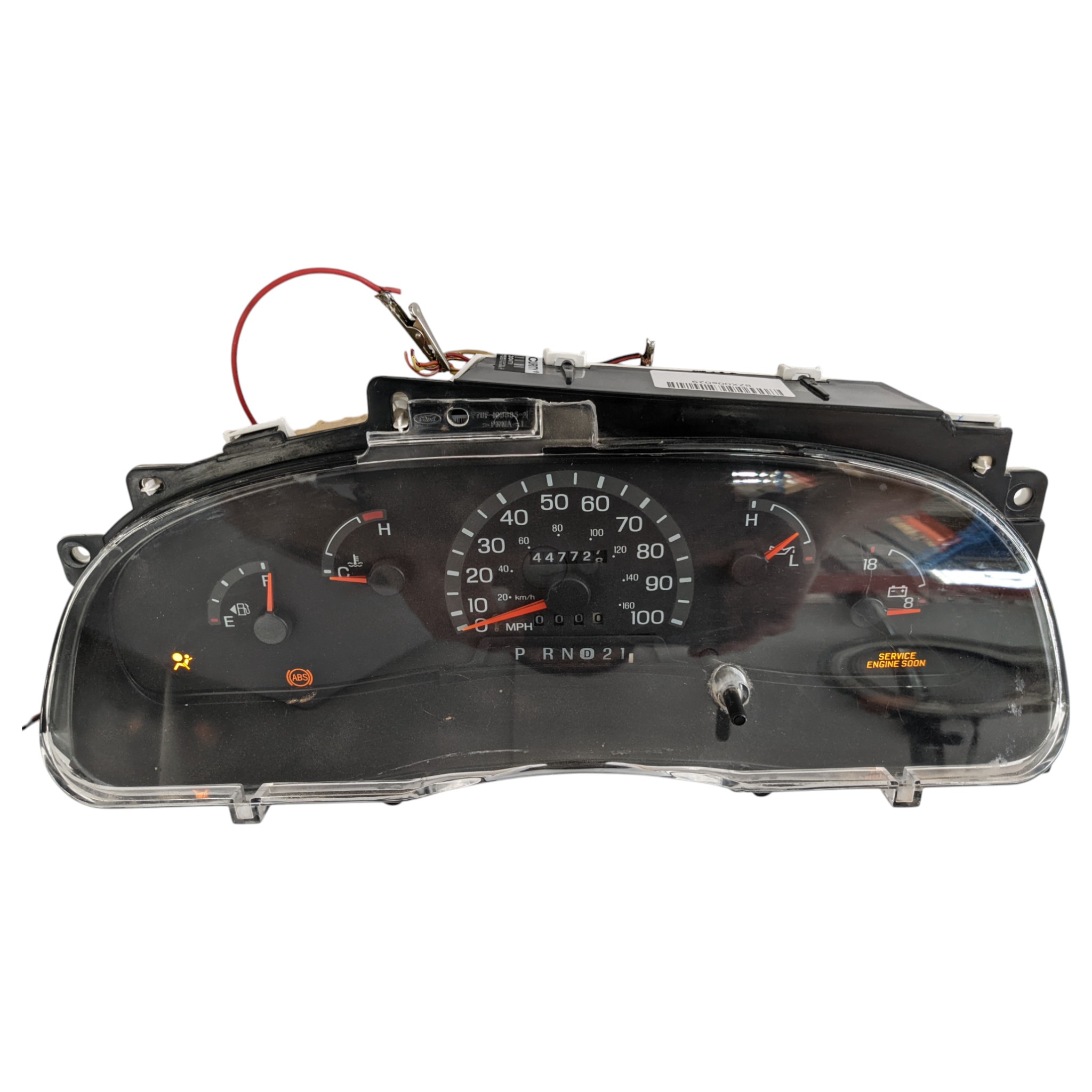 99-00 Ford E150 E250 E350 Instrument Speedometer Gauge