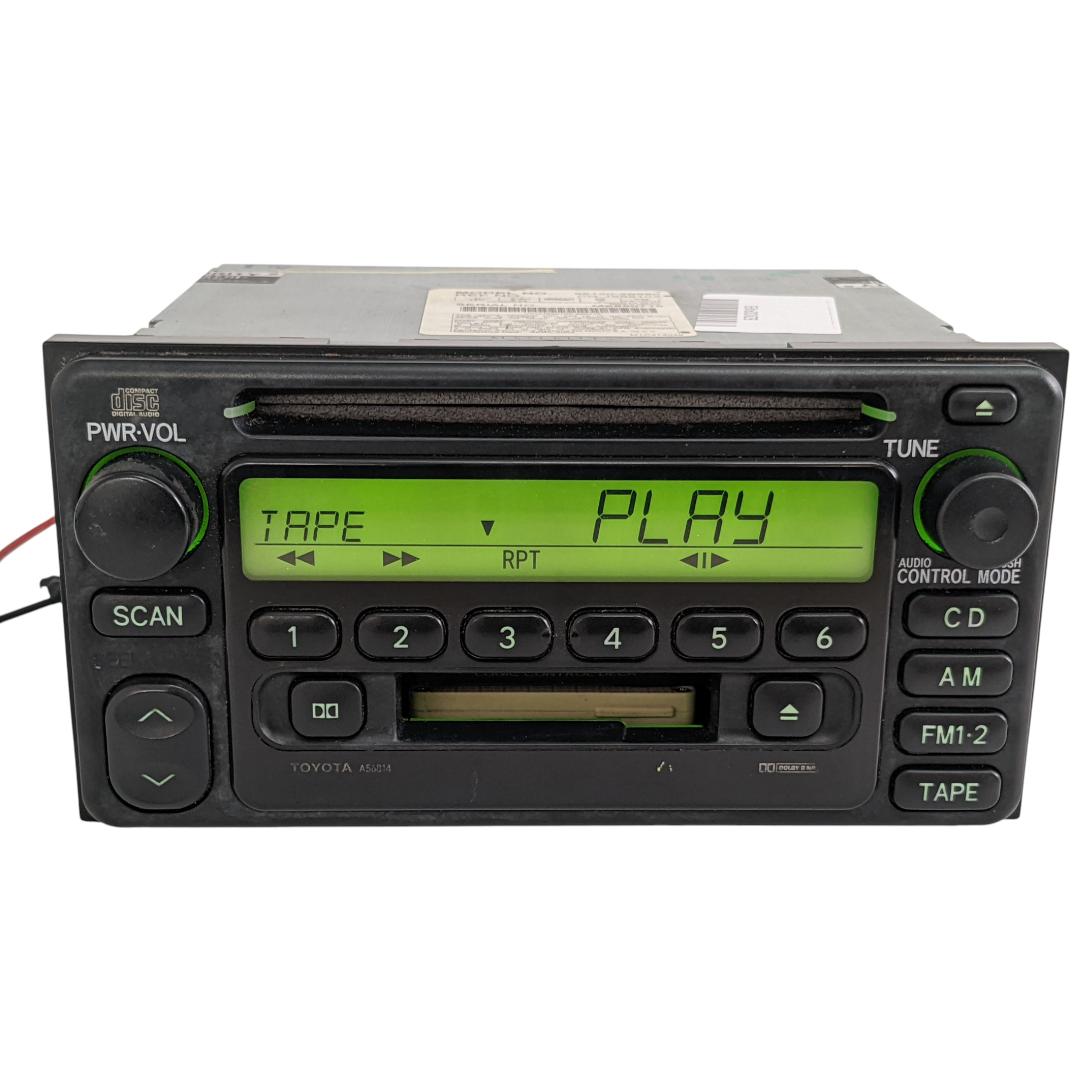 00-03 Toyota Highlander Celica Echo MR2 Radio Receiver Audio AM FM CD Player OEM